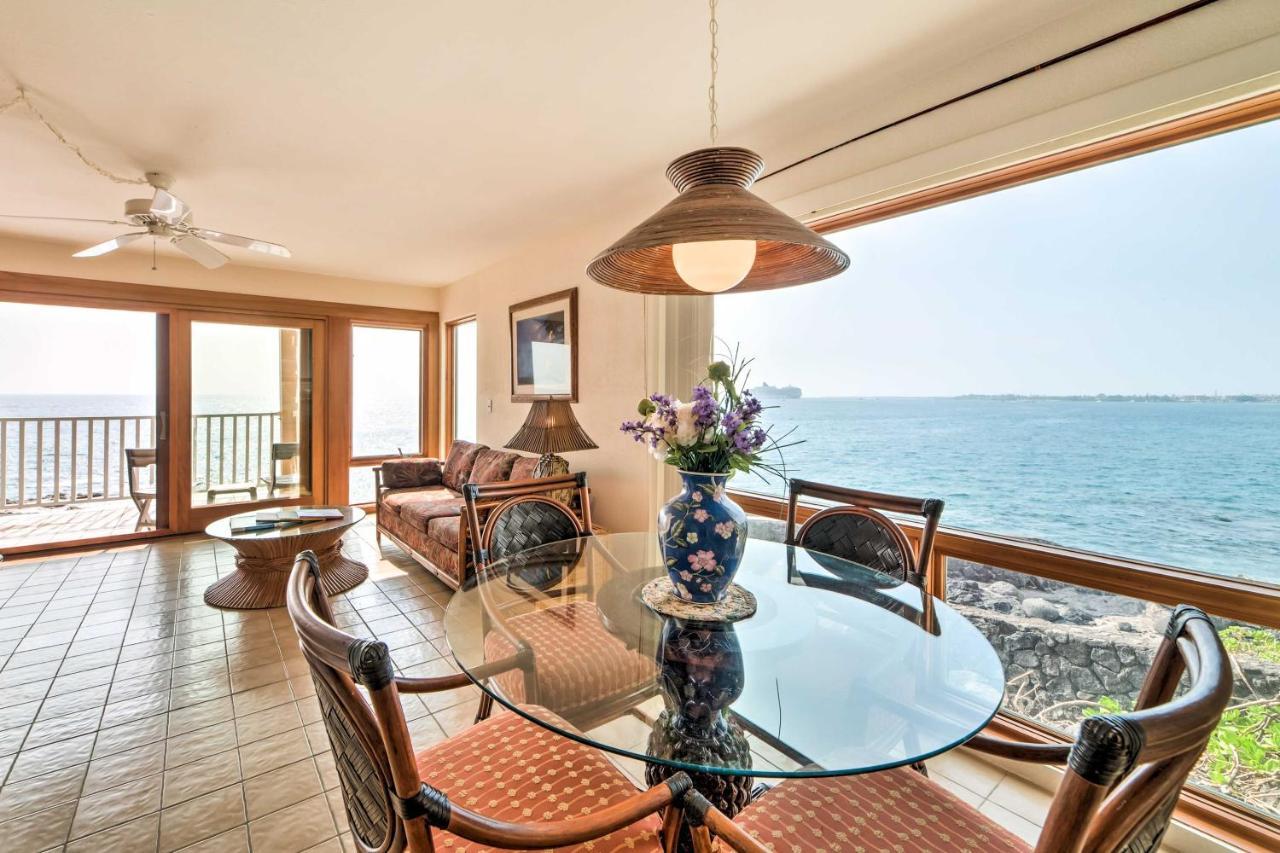 Oceanfront Kailua-Kona Townhome With Pool And Views! Екстериор снимка
